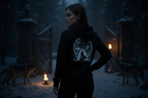 Wolves of the Eternal Watch Ladies Fit Hoodie