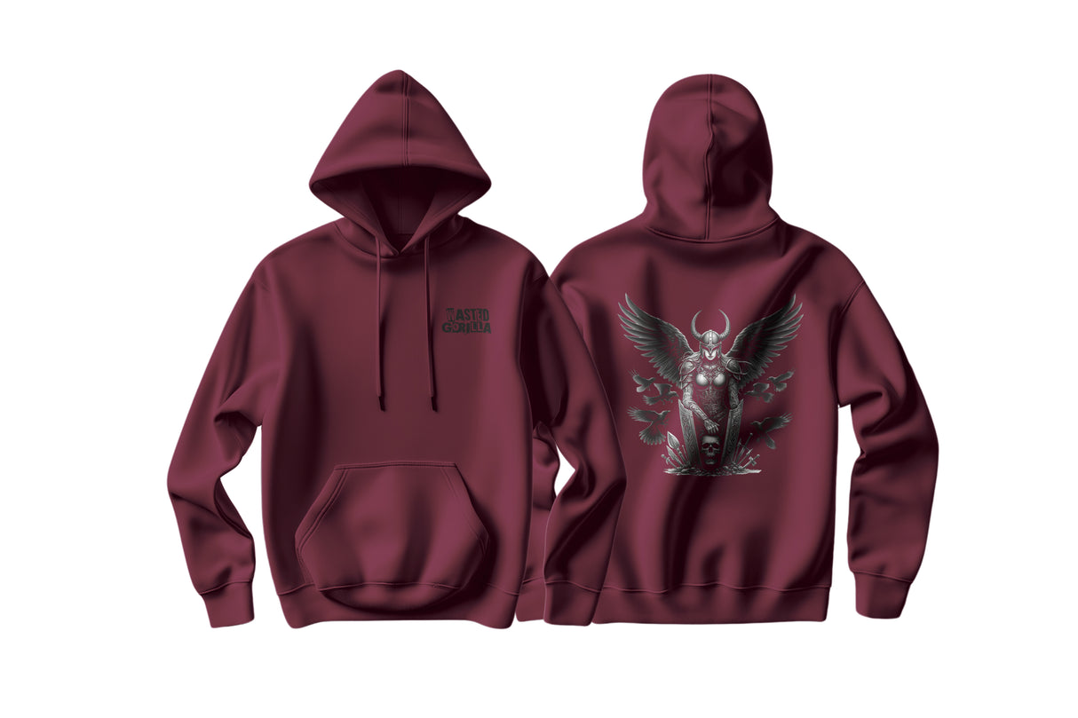 Eternal Wings of War Ladies Fit Hoodie