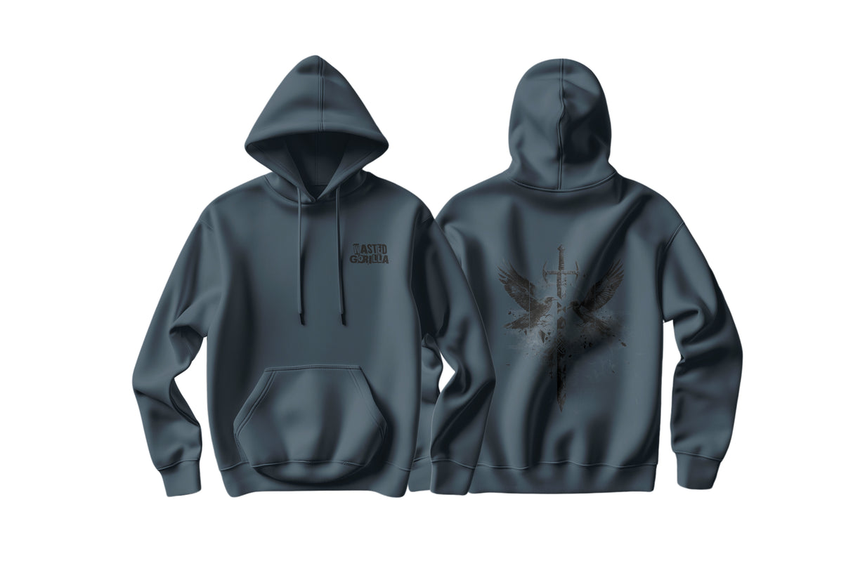 Raven Sword Ladies Fit Hoodie