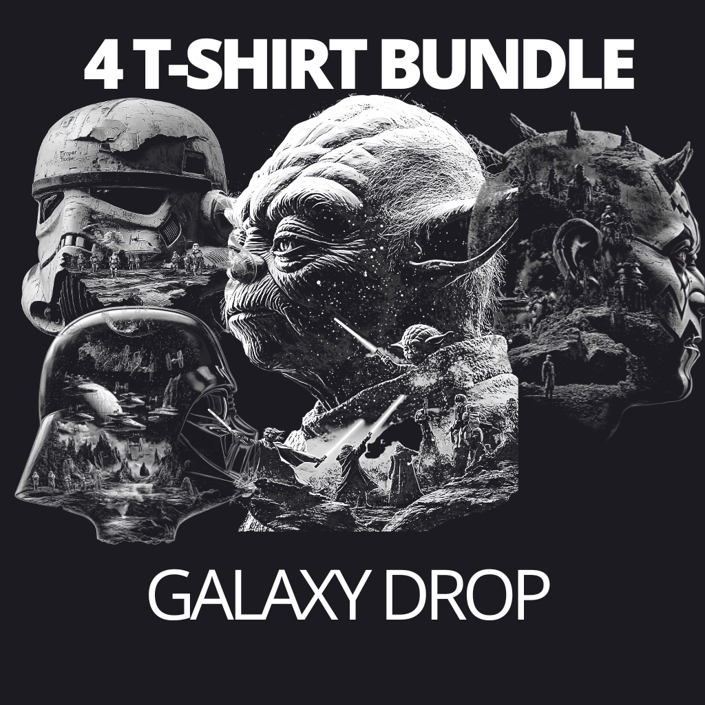 The Galaxy Drop – 4 T-Shirts Mega Bundle