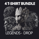 Legends of the Multiverse – 4 T-Shirt Bundle